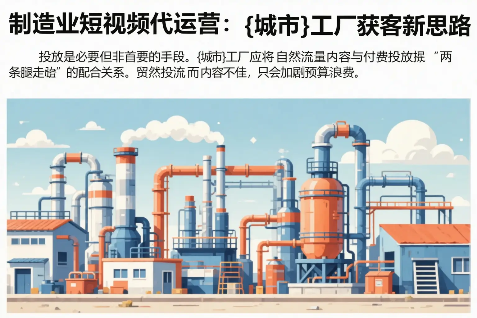 制造业短视频代运营：富顺工厂获客新思路