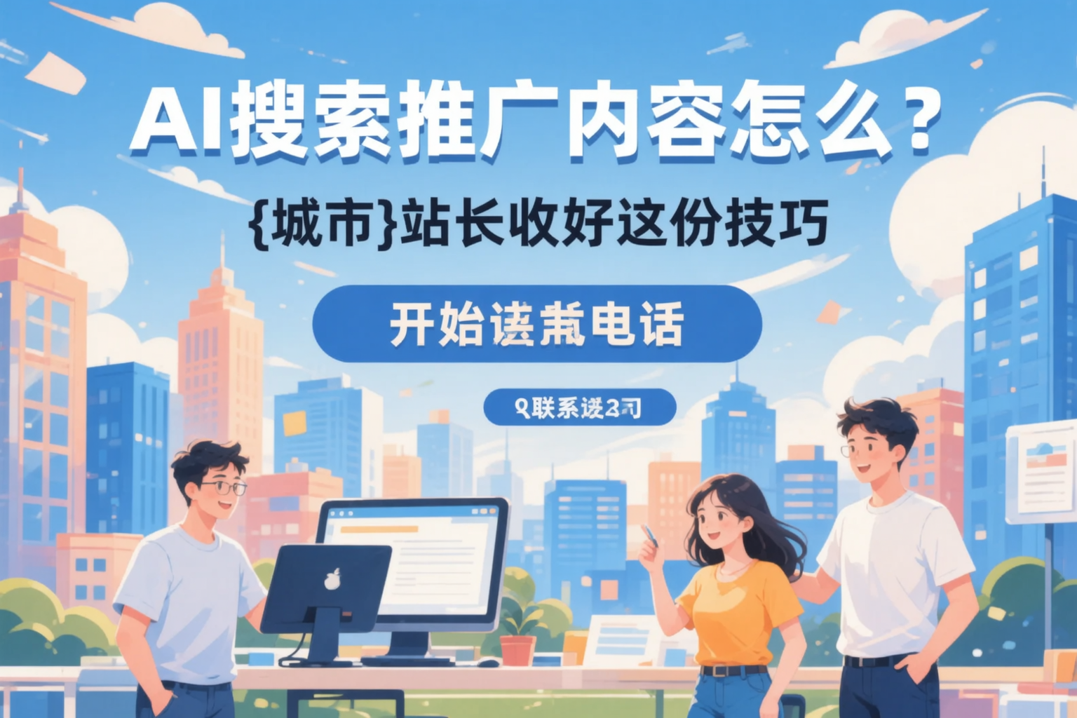 AI搜索推广内容怎么写？富顺站长收好这份技巧