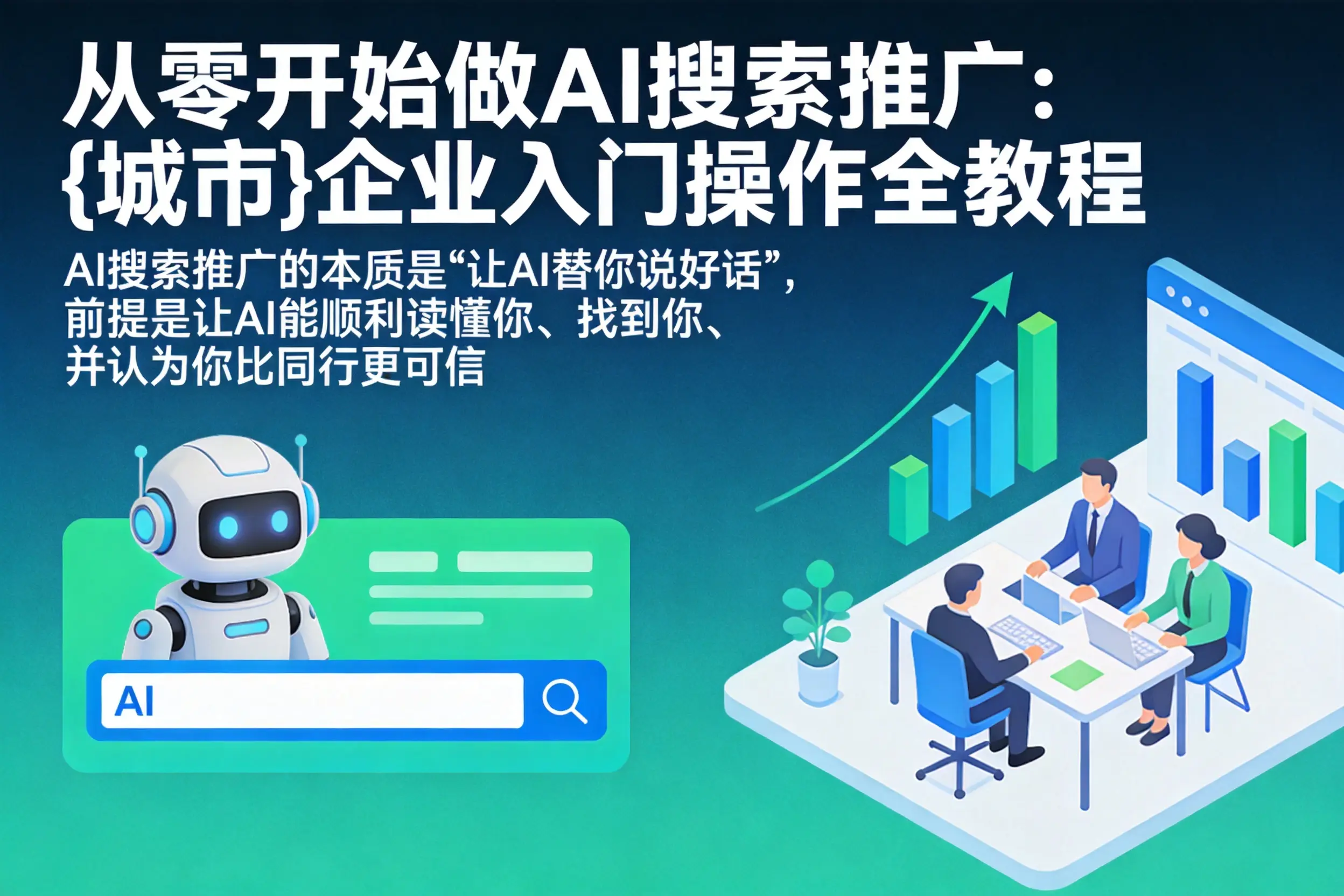 从零开始做AI搜索推广:富顺企业入门操作全教程